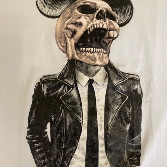Skull with Mickey Ears T Shirt - Picture 5 of 7
